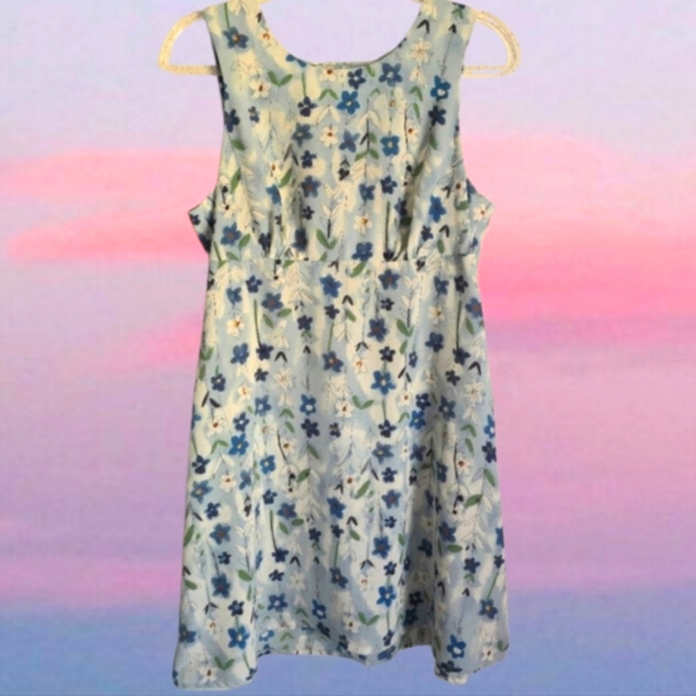 Y2K Floral Babydoll Dress